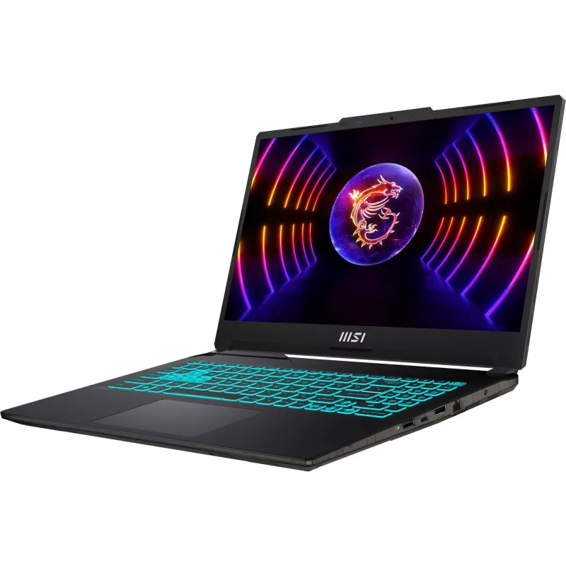Portátil gaming MSI Cyborg 15 A13VE-1005, 15,6 pulgadas FHD 144Hz, Intel Core i5-13420H, 16GB DDR5, 512GB SSD, NVIDIA GeForce RTX 4050, FreeDOS, negro