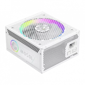 Gamemax fuente de alimentación, 80 PLUS, Gold | RGB 1050G WH | 1050 W