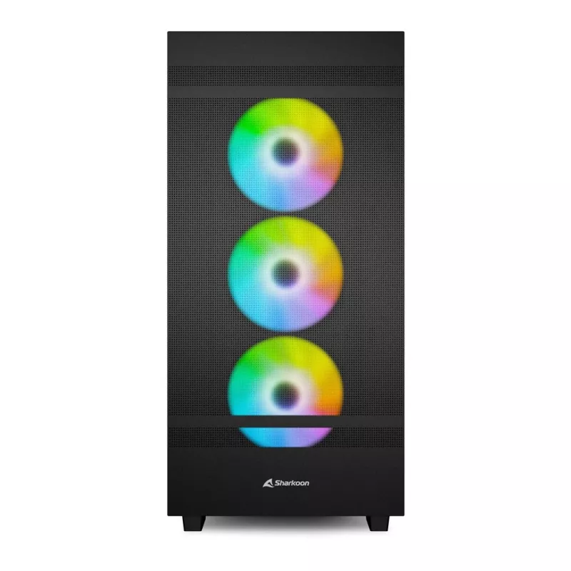 Caja de PC Sharkoon REBEL C50 RGB Full Tower Negra