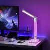 Lámpara de mesa Hawk HW-LAMP04 blanca LED ajustable, superficie blanca, cabezal y brazo ajustables