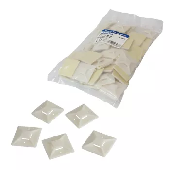 Soportes para bridas LogiLink, base adhesiva de 40 x 40 mm para bridas, alojamiento para bridas: 14,3 x 2,7 - 1 ud. (KAB0045)