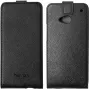 Nevox RELINO Funda para HTC One (M7) Funda FLIP negro-gris Blíster