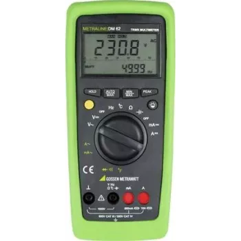 METRALINE DM 62 multímetro digital de mano CAT III 600 V IV 300 V display counts (M197A)