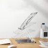 Soporte para portátil MEDIA-TECH MT2661 — altura ajustable, diseño plegable de aluminio para portátiles de hasta 17