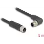Cable de sensor/actuador DeLOCK 80531 5 m RST M12 negro