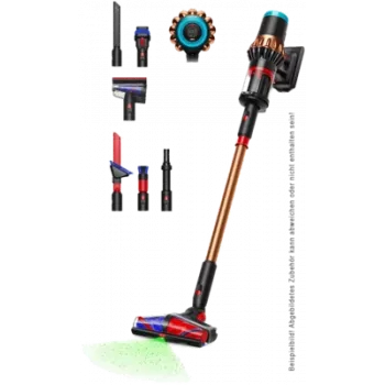 Dyson V16 Piston Animal aspirador escoba con batería y set de limpieza especial (495948-01), negro mate/cobre