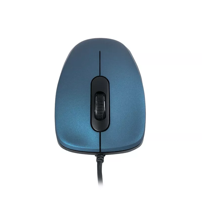 ModeCom MC-M10S - Ratón - Óptico - 3 botones - Con cable - USB - Azul