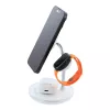 Cargador de sobremesa inalámbrico Tellur TLL151391 3en1 MagSafe carga rápida para smartphone, reloj y auriculares
