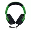 Auriculares gaming con cable Razer Kraken V4 X — supraurales, 20–20000 Hz, cable de 1,8 m, 310 g, negro/verde