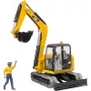 Brudder CAT miniexcavadora con operario