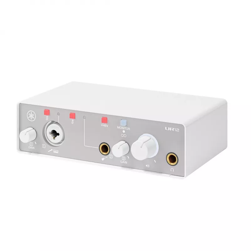 Interfaz de audio YAMAHA UR12MK3 White - compacta 2-in/2-out USB…