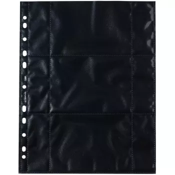 Fundas para fotos HERMA Fotophan 9x13 cm horizontal negro 10 uds.