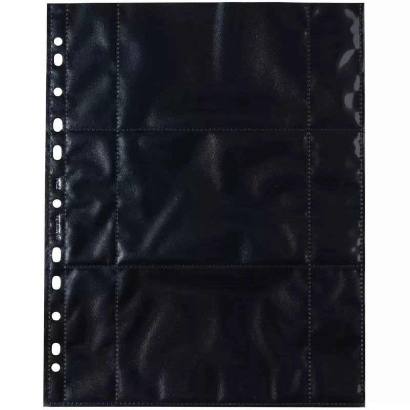 Fundas para fotos HERMA Fotophan 9x13 cm horizontal negro 10 uds.