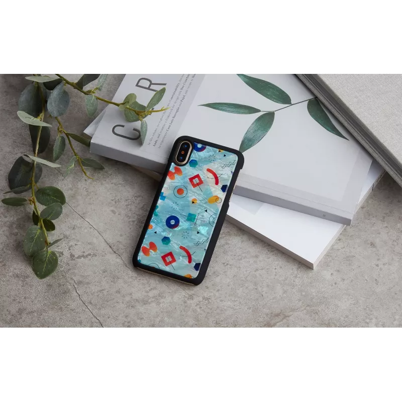 iKins Poppin Rock funda para iPhone XS/X, negra