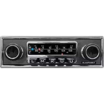 Autorradio BLAUPUNKT Frankfurt Stereo MB — diseño retro, compatible con DAB+, Bluetooth, AUX, USB