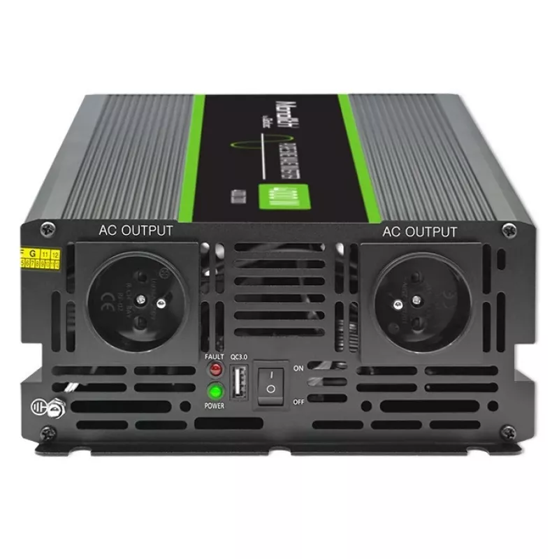 Qoltec Monolith Fuente de alimentación para coche 4000 W Negro