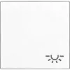 Panel interruptor de luz de pared Jung A 590 L WW, Blanco