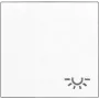 Panel interruptor de luz de pared Jung A 590 L WW, Blanco