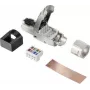 Renkforce Conector macho RJ45 CAT 8.1 8P8C conector de campo (sin herramientas) plateado RF-4495306 1 unidad (RF-4495306)