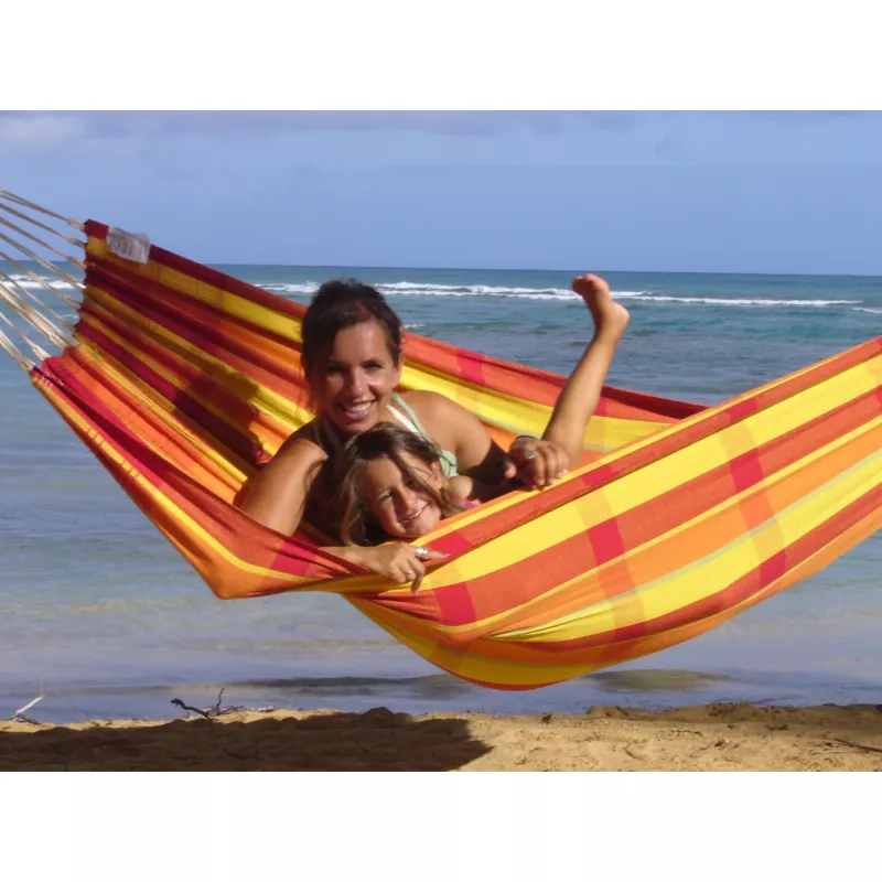 Hamaca Barbados Papaya AZ-1018200, hamaca de camping roja