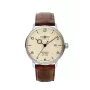 Reloj automático Zeppelin LZ129 Hindenburg 8062-5 — caja de acero inoxidable, correa de piel