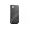 WD My Passport SSD WDBAGF0020BGY - SSD - cifrada - 2TB - externa (portátil) - USB 3.2 Gen 2 (conector USB-C) - AES de 256 bits - gris espacial (WDB