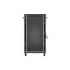 Armario rack 19 pulgadas LANBERG 22HE 600x1000 mm, negro, puertas de cristal delanteras y traseras