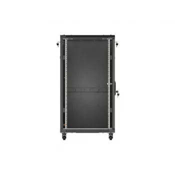 Armario rack 19 pulgadas LANBERG 22HE 600x1000 mm, negro, puertas de cristal delanteras y traseras