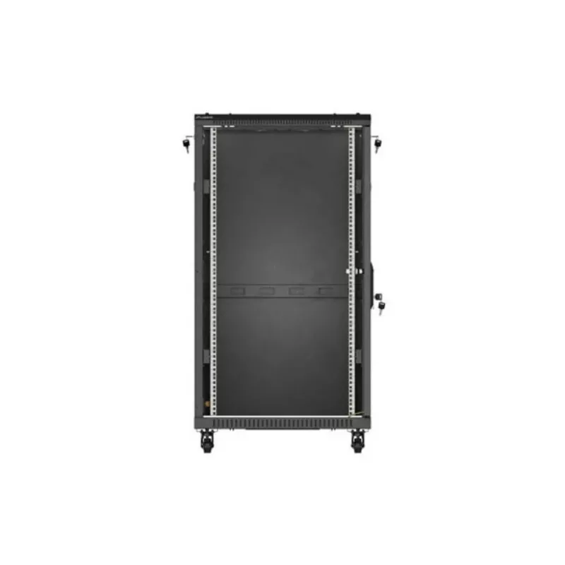 Armario rack 19 pulgadas LANBERG 22HE 600x1000 mm, negro, puertas de cristal delanteras y traseras