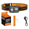 Linterna frontal Superfire HL23 con 220 lm de potencia y carga USB-C