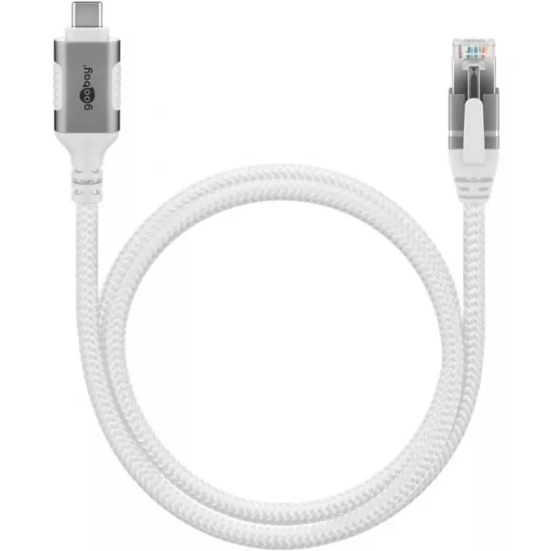 Goobay 74177 - adaptador de red cable USB 3.1 Type-C Gigabit Ethernet 3 m - tarjeta de red - 1.000 Mbps (74177)