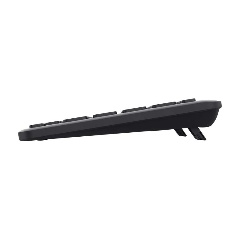 Teclado Trust Lyra universal RF inalámbrico + Bluetooth QWERTY US English negro