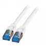 Cable de parcheo RJ45 EFB-Elektronik Cat.6A S/FTP TPECat.7 cable bruto superflex blanco 3m Fabricante: EFB Elektronik (K5525FWS.3)