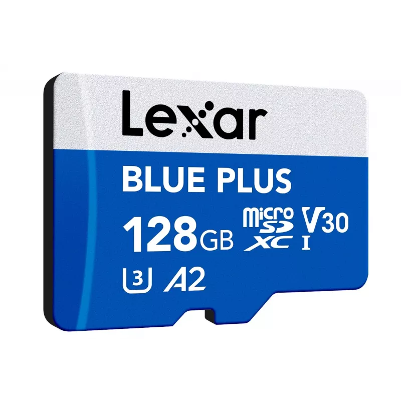 Tarjeta de memoria MicroSDXC Lexar BLUE PLUS 128 GB UHS‑I U3 V30 170 MB/s