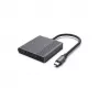 Adaptador de E/S USB-C a HDMI/DP/A-CM-HDMIFDPF-01 GEMBIRD