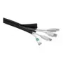 Wentronic Goobay funda para cables, negro – 1,8 m funda para cables flexible y de fácil montaje (51919)