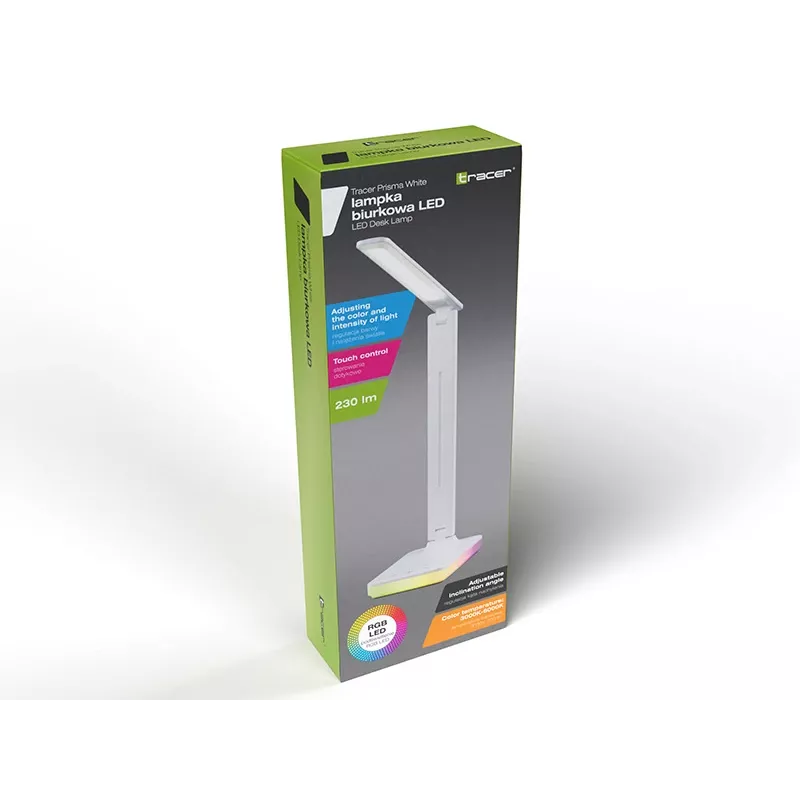 Tracer 47705 Prisma lámpara de escritorio LED blanca