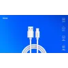 Cable USB 2.0 SAVIO CL-168, USB A (conector macho) a USB C (conector macho), 3 m, blanco
