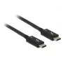 Cable USB DeLOCK 84844 USB 3.2 Gen 2 0,5 m USB C negro