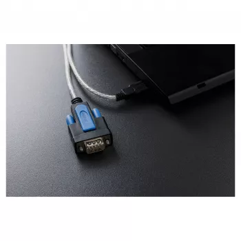 Cable adaptador USB 2.0 a RS232 DIGITUS DA-70170, chipset FTDI, 1,8 m, USB Type-A a DB9