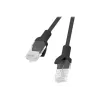 Cable de red LANBERG PCU5-10CC-0025-BK RJ-45 Cat5e U/UTP 0,25 m negro