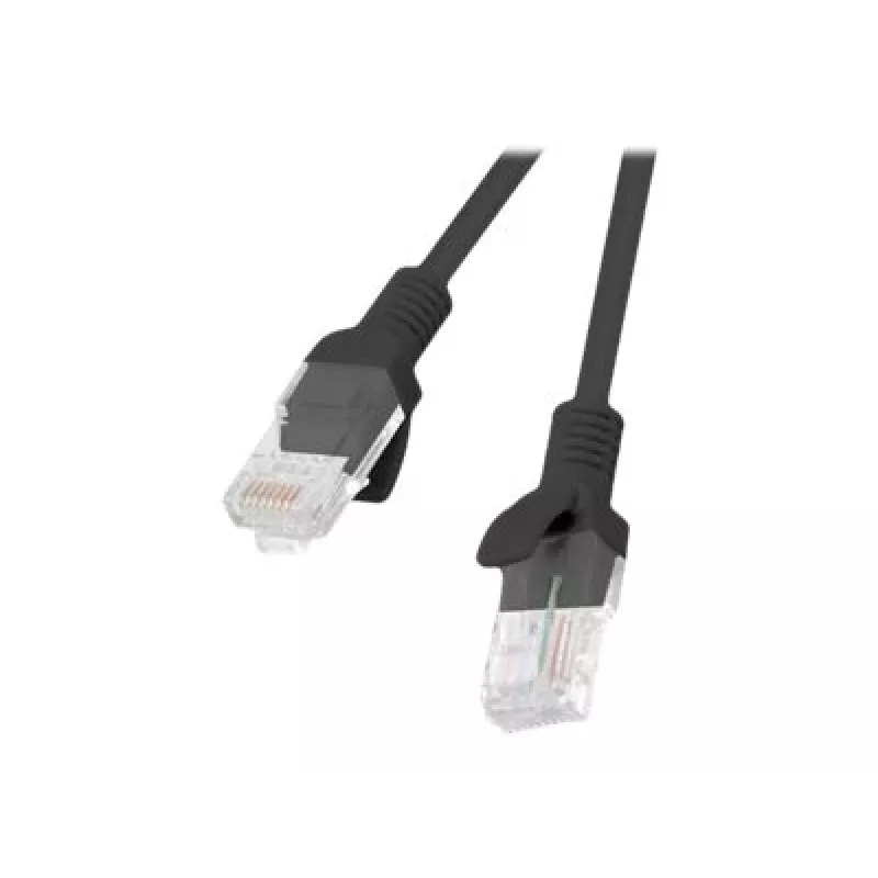 Cable de red LANBERG PCU5-10CC-0025-BK RJ-45 Cat5e U/UTP 0,25 m negro