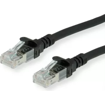 Cable de red ROLINE Cat6a 1 m U/UTP negro