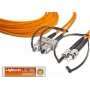 Lightwin Cable de conexión de fibra óptica dúplex de alta calidad, MM OM1, SC - ST cable de conexión de fibra óptica (LDP-62 SC-ST 10.0)