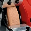 Lijadora de mesa TC-XG 75 Kit (rojo/negro, 150 vatios, amplio set de accesorios para trabajos de pulido y lijado)