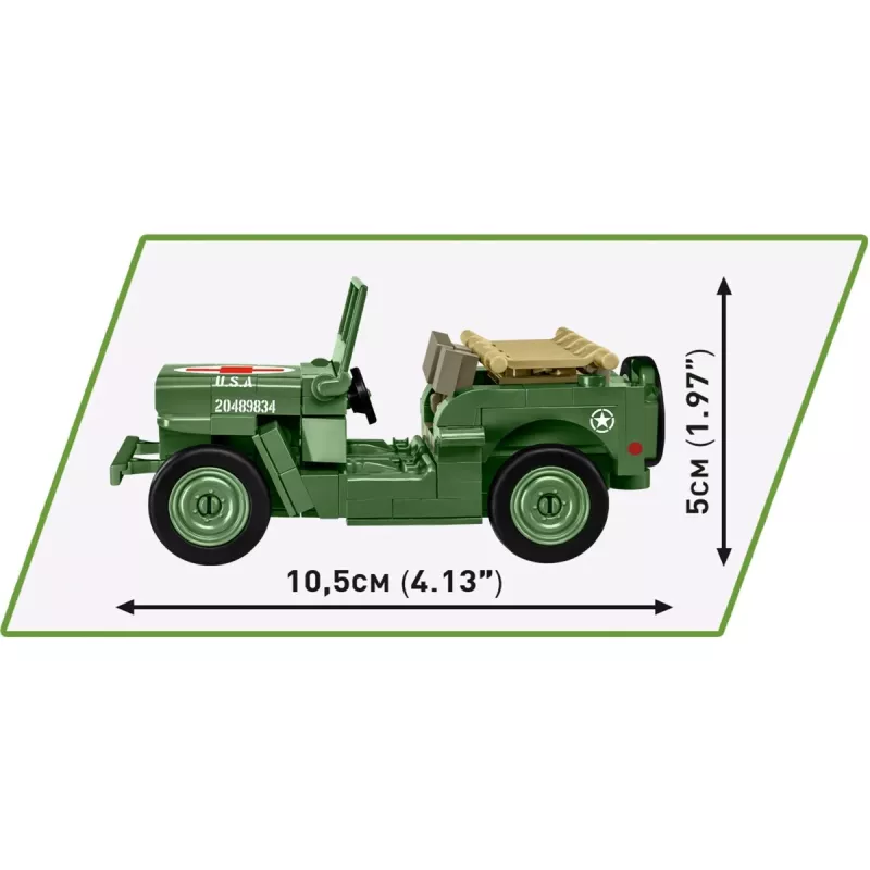 Bloques COBI Medical Willys MB 130 piezas 6 años