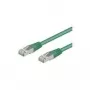 Cable de red CAT 5e Wentronic Goobay, F/UTP, verde, 20 m - mezcla de cobre CCA (50871)
