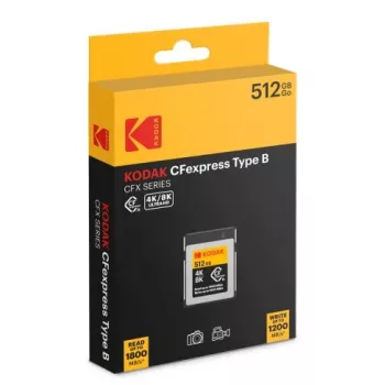 Memoria flash Kodak 512GB CFexpress tipo B EKMCFX512GK