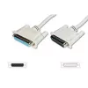 Digitus cable alargador de transferencia de datos D-Sub25/M - D-Sub25/H
