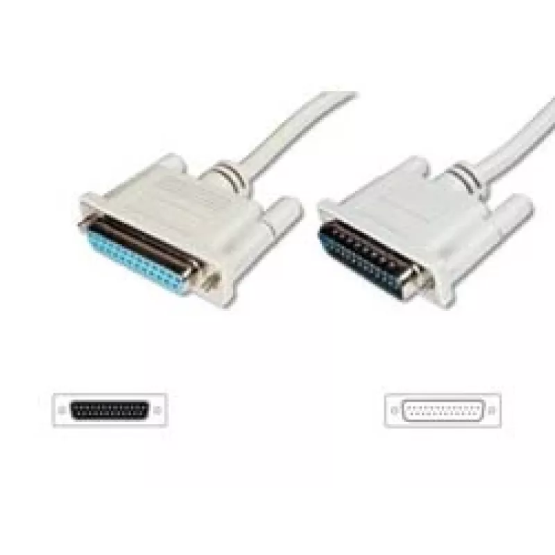 Digitus cable alargador de transferencia de datos D-Sub25/M - D-Sub25/H